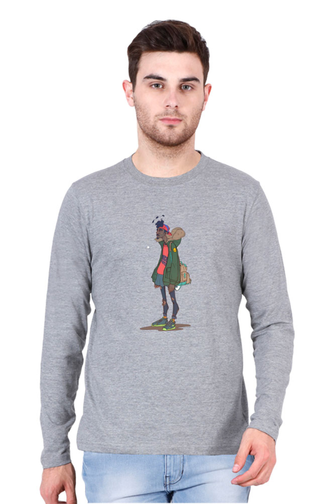 men 233 grey melange