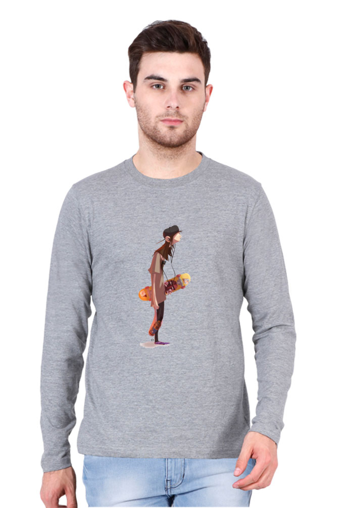 men 329 grey melange