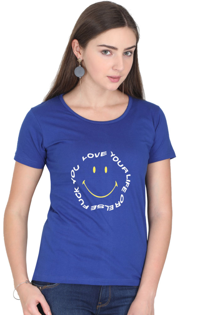 smiley art 24 royal blue